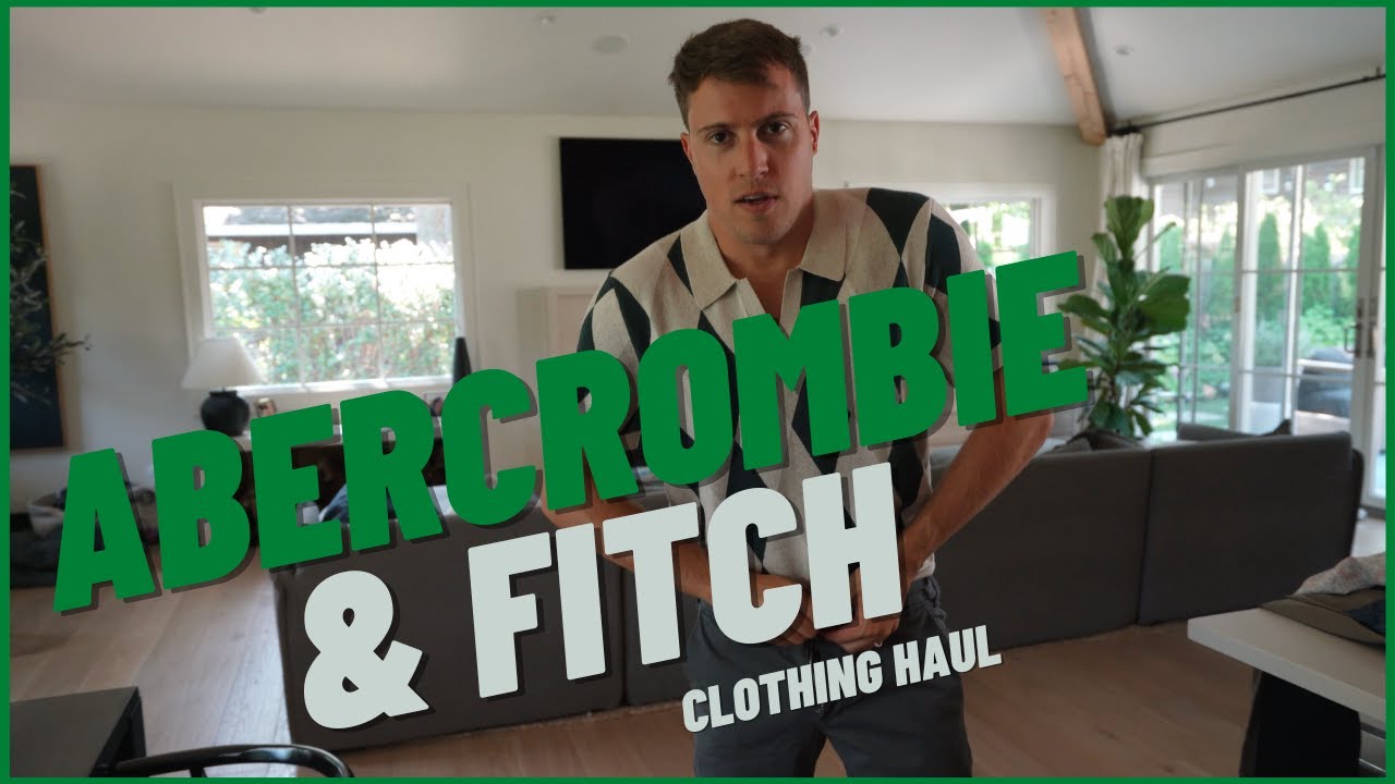 ABERCROMBIE IS MAKING A COMEBACK (CLOTHING HAUL) | Taylor and Jeff