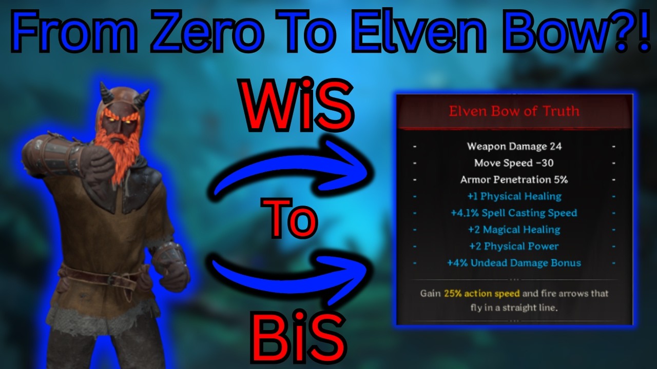 Bard Zero To Hero But I Get An Elven Bow | Dark and Darker |