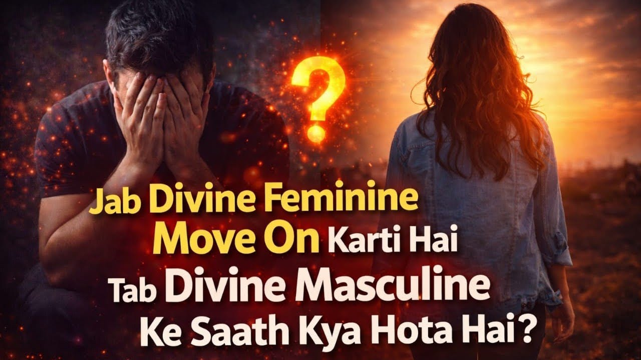 जब Divine Feminine Move On करती है, तब Divine Masculine के साथ क्या होता है? Twin Flames🔥✨#twinflame