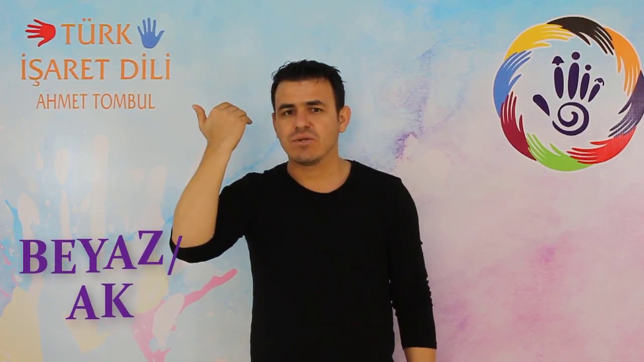Türk İşaret Dili İle Renklerin Gösterimi