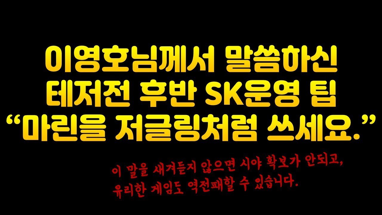 테저전 배덥 투배럭 아카 vs 2해처리 소수 러커 패스트 하이브