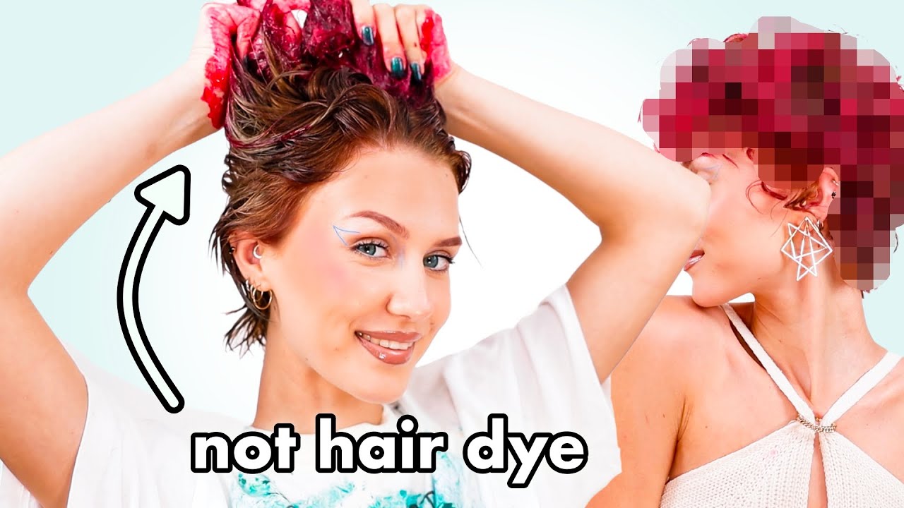 Dyeing my hair Pink without using A DYE