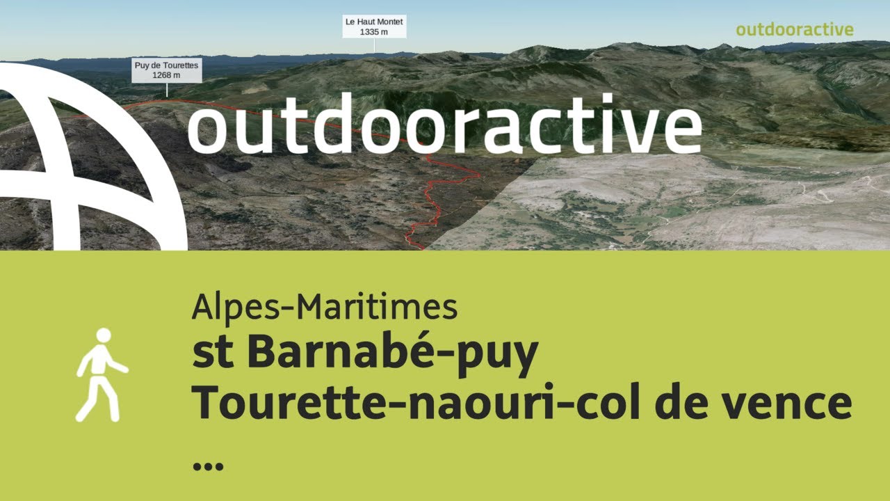 randonn&eacute;e dans les Alpes-Maritimes: st Barnab&eacute;-puy Tourette-naouri-col de vence oct 24