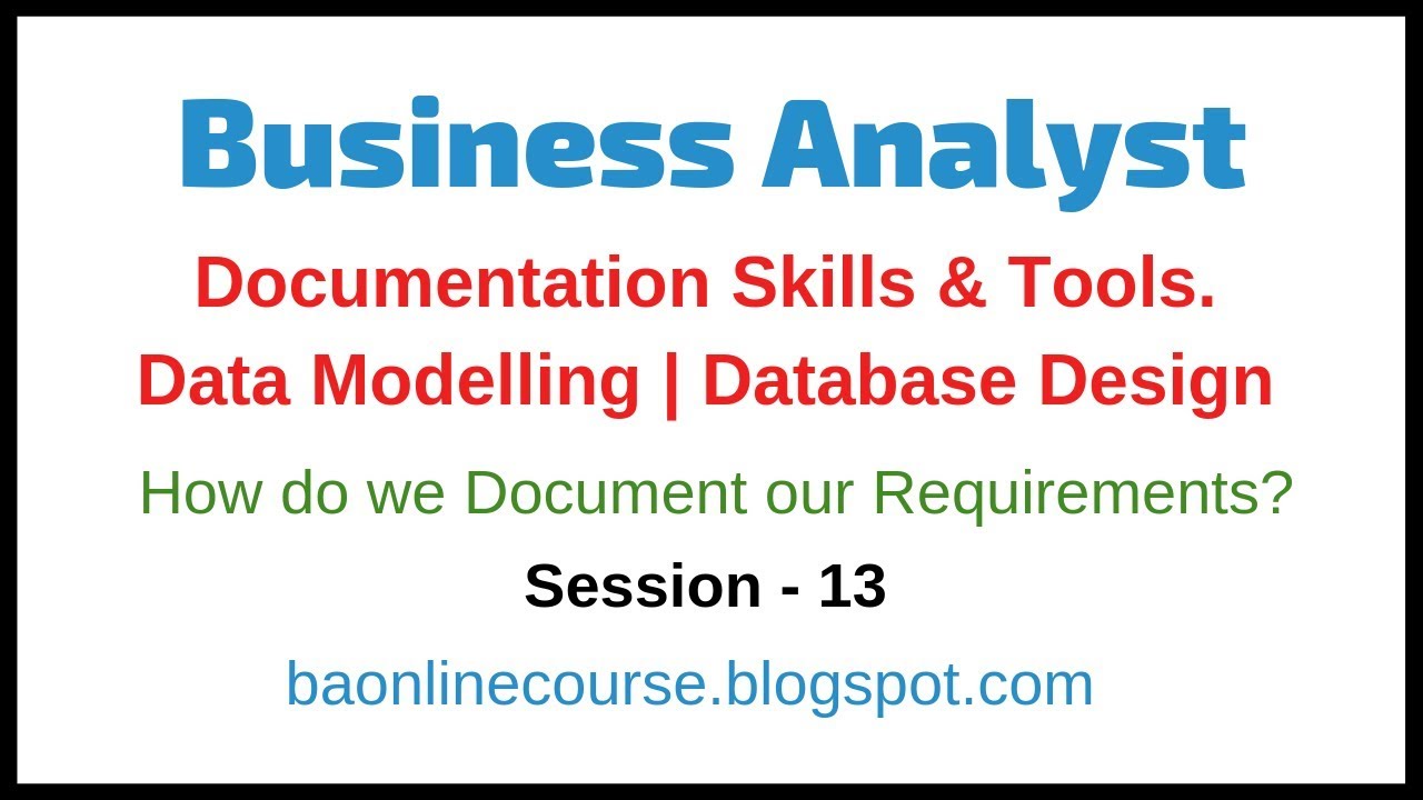 Учебное пособие по навыкам документирования и моделированию данных для бизнес-аналитиков | Учебно...