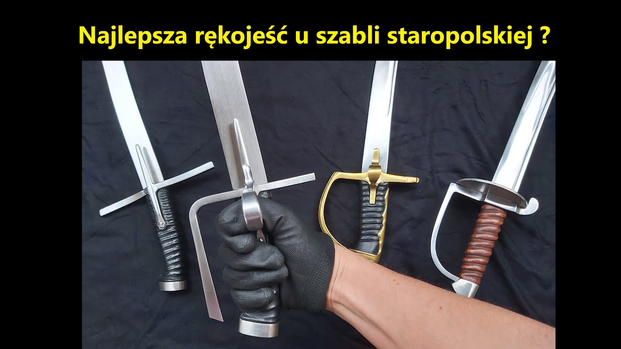 Jaka była najlepsza rękojeść w szablach staropolskich ? Polska szabla L- ka z paluchem