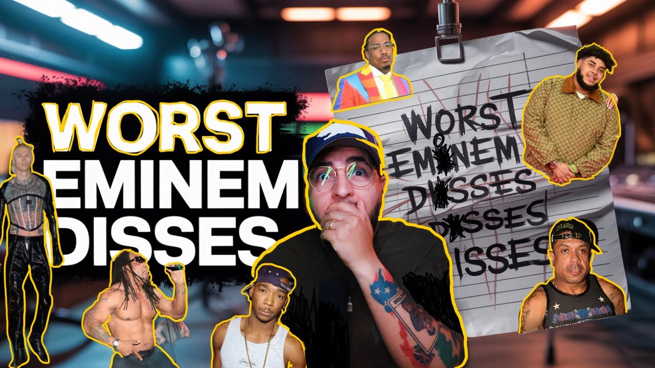 Top 5 Most Cringy Diss Tracks At Eminem | Worst Eminem Disses Ranked