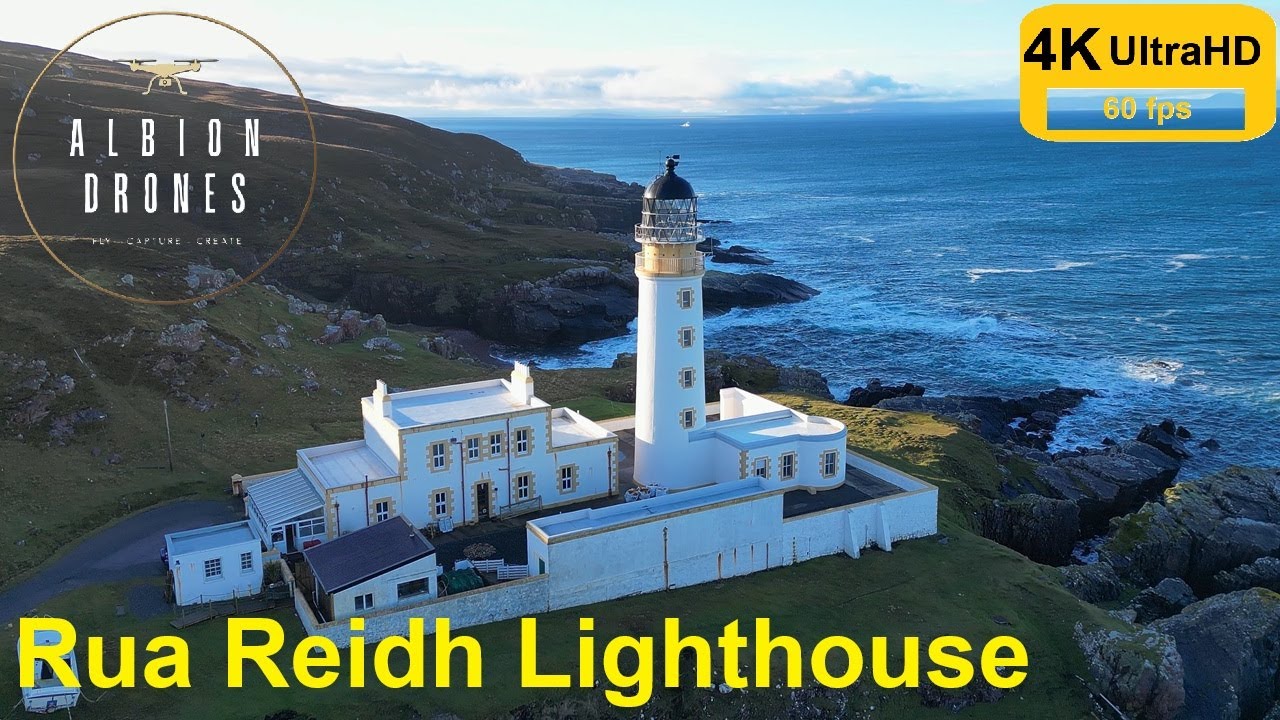 Rua Reidh Lighthouse, NC500, October 2025 - DJI MINI3 Pro 4K 60fps