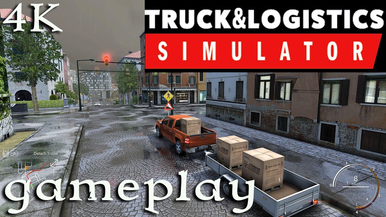 Truck and Logistics Simulator Gameplay 4K PC No Commentary