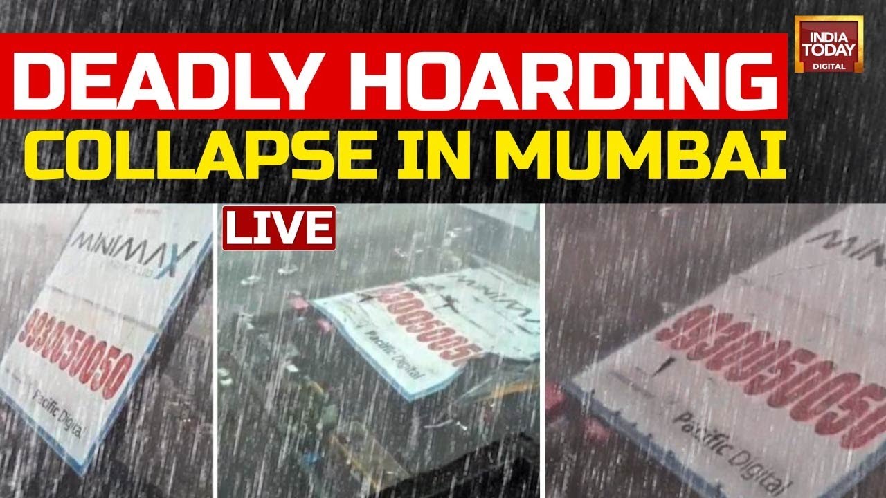 LIVE | Mumbai Dust Storm: 8 Killed In Ghatkopar Hoarding Collapse, Eknath Shinde Reaches Site