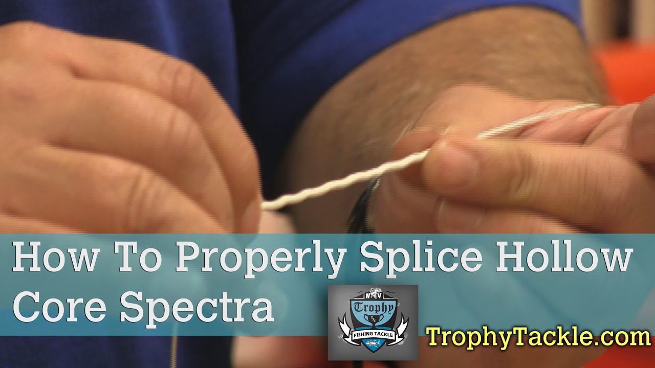 Как соединить леску Spectra с полым сердечником