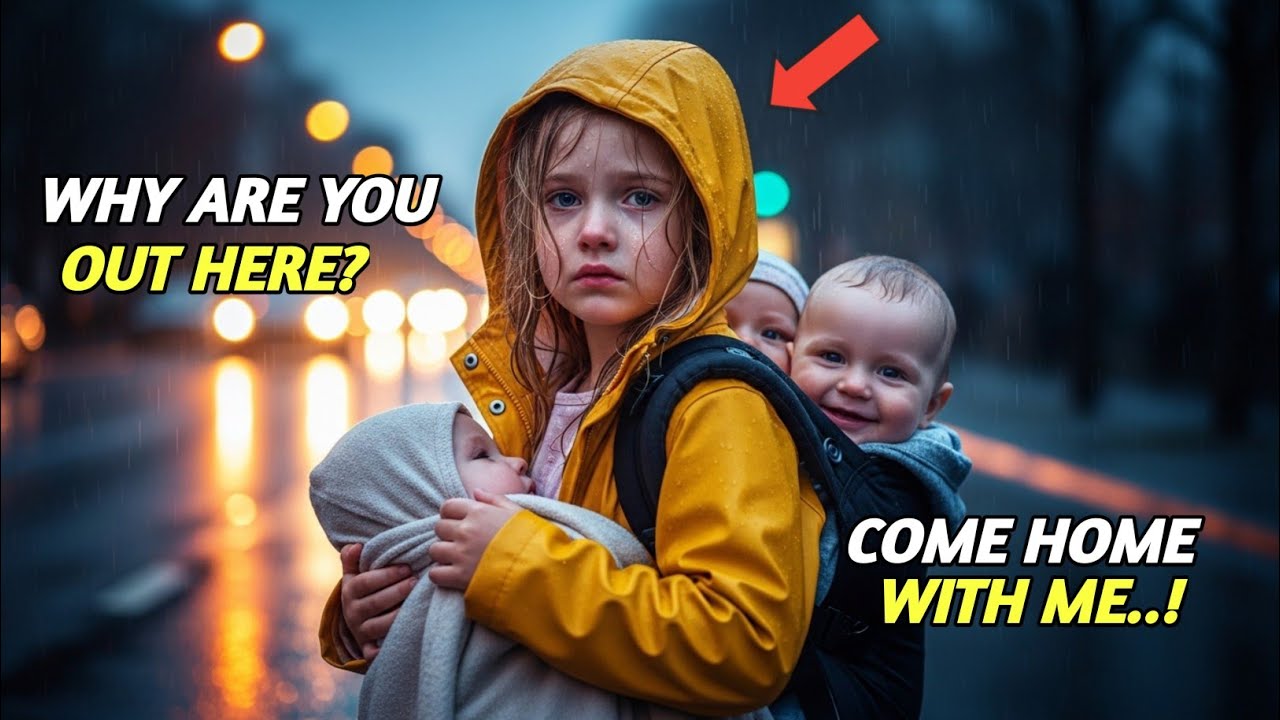 Billionaire Adopted a Homeless Girl & Her Twins — Then Discovered His Wife’s Shocking Betrayal! 