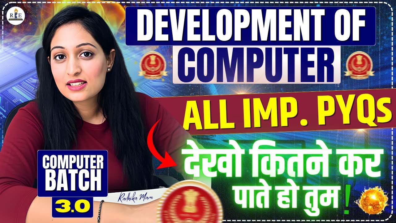 Computer 3.0 Free Batch Practice Class-2| Development of Computers All SSC & Railway Questions| RBE
