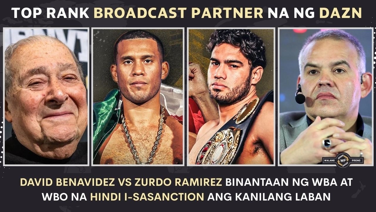 Наконец-то Top Rank стал партнером DAZN по трансляциям! | WBO и WBA не будут применять санкции к ...