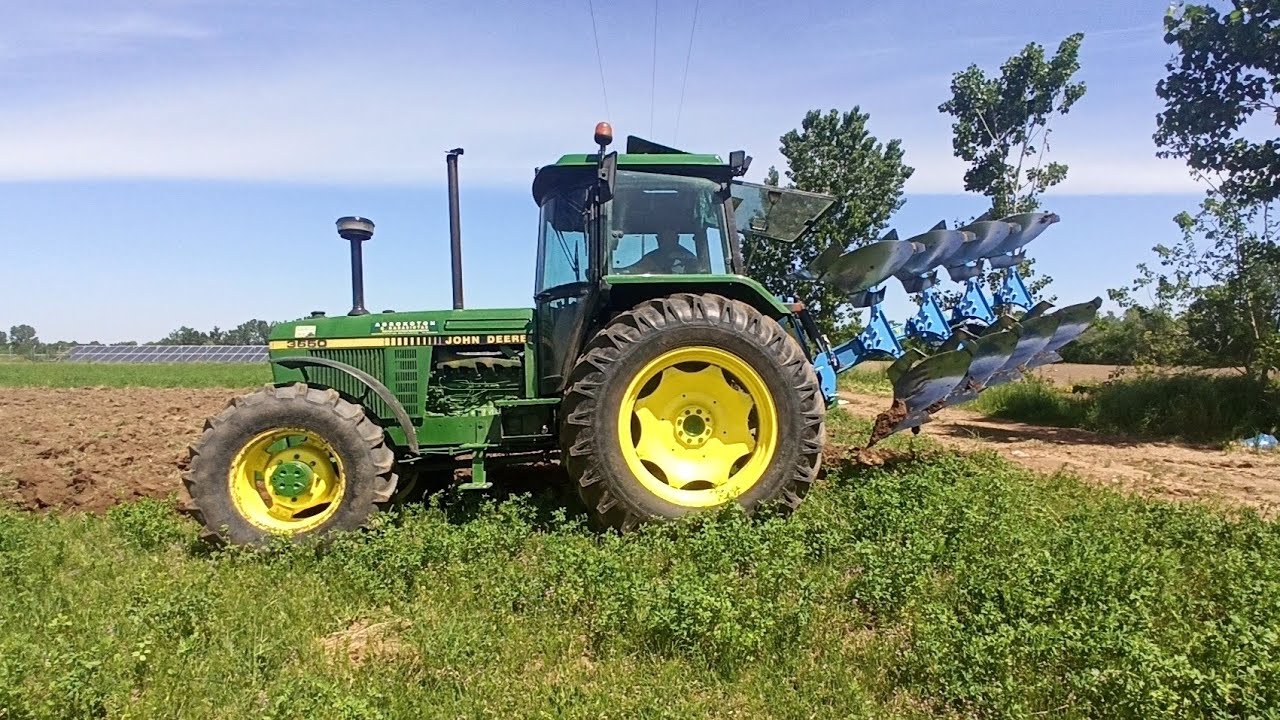 John Deere 3640-οργωμα με 4υνο αναστρεφονενο