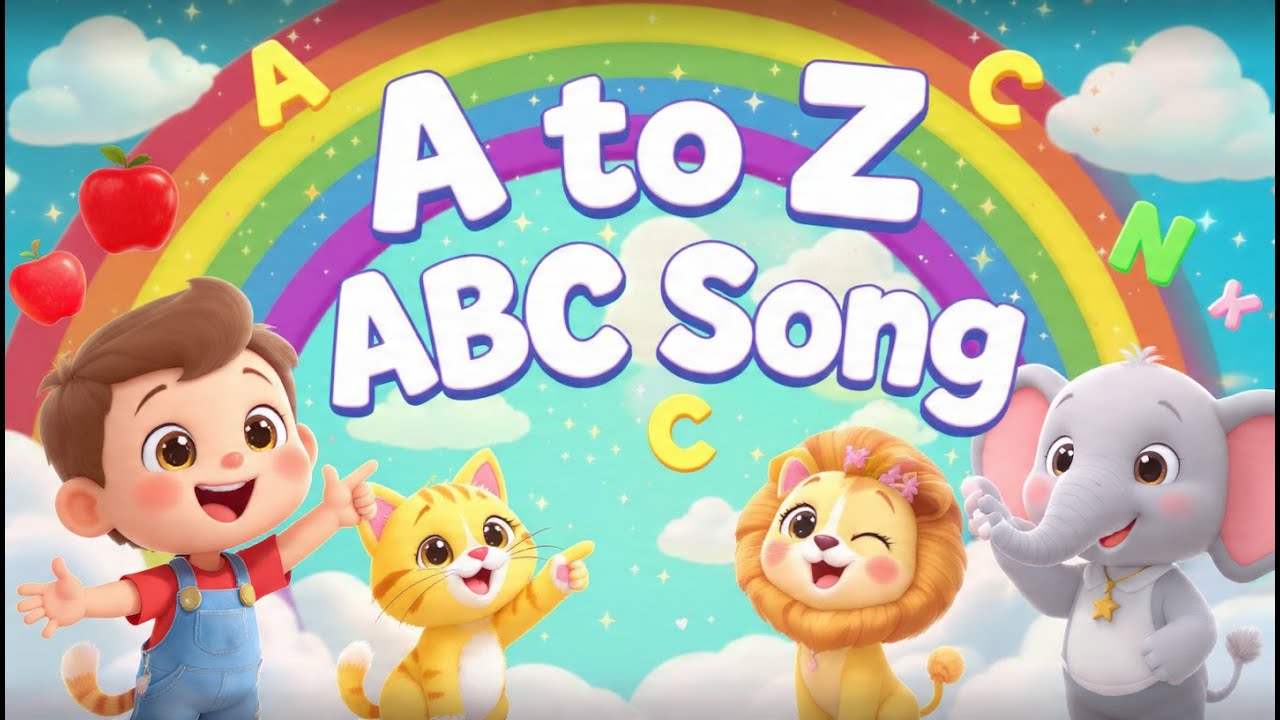 A to Z Alphabet Fun Rhyme | ABC Song for Kids & Toddlers | Nursery Rhymes | @JustToonyKids 