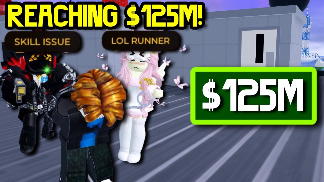 REACHING $125M CASH in Roblox Jailbreak!