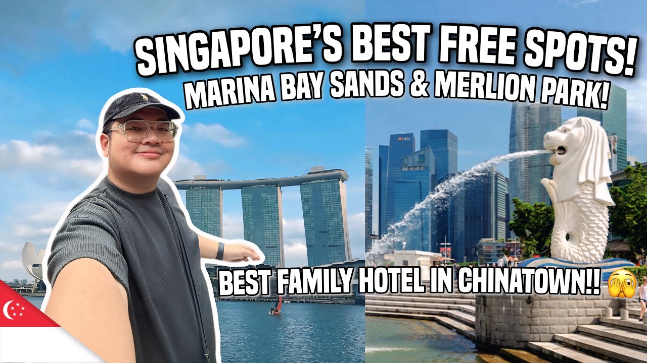 SINGAPORE’S BEST FREE SPOTS: MARINA BAY SANDS & MERLION PARK 🇸🇬 | Ivan de Guzman