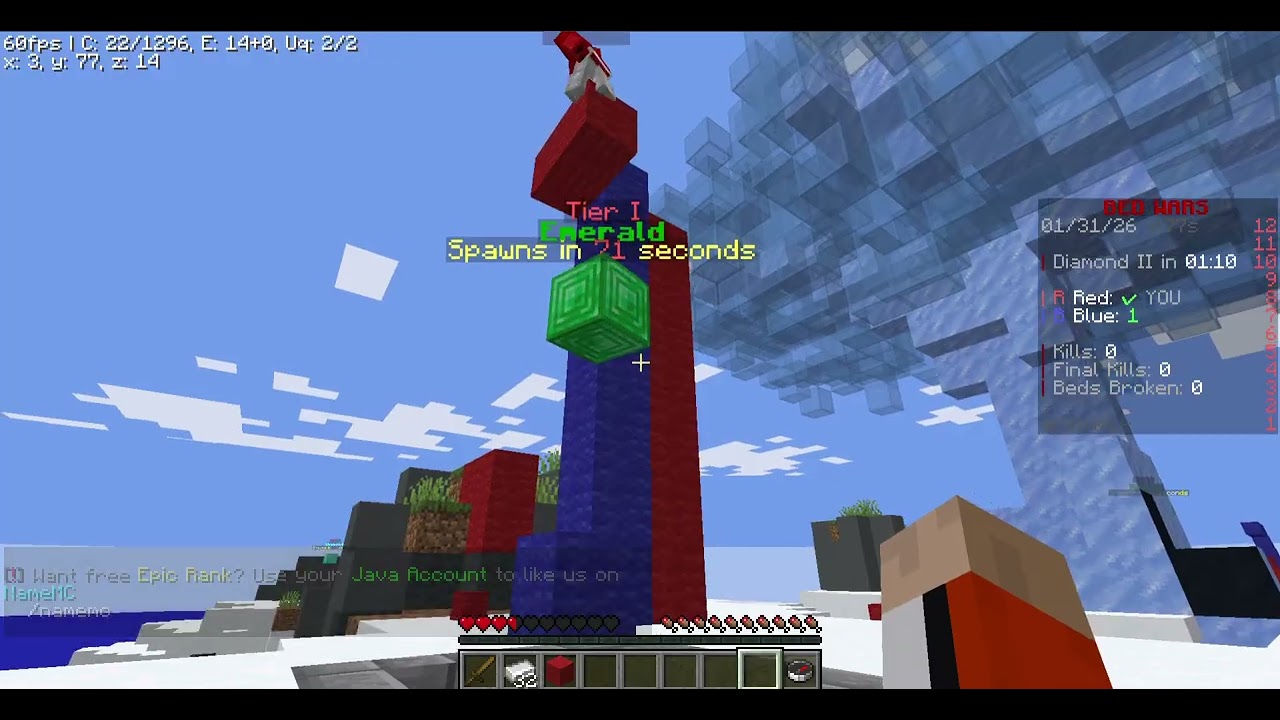 4v4 Bedwars | Minecraft Bedwars | Java Edition