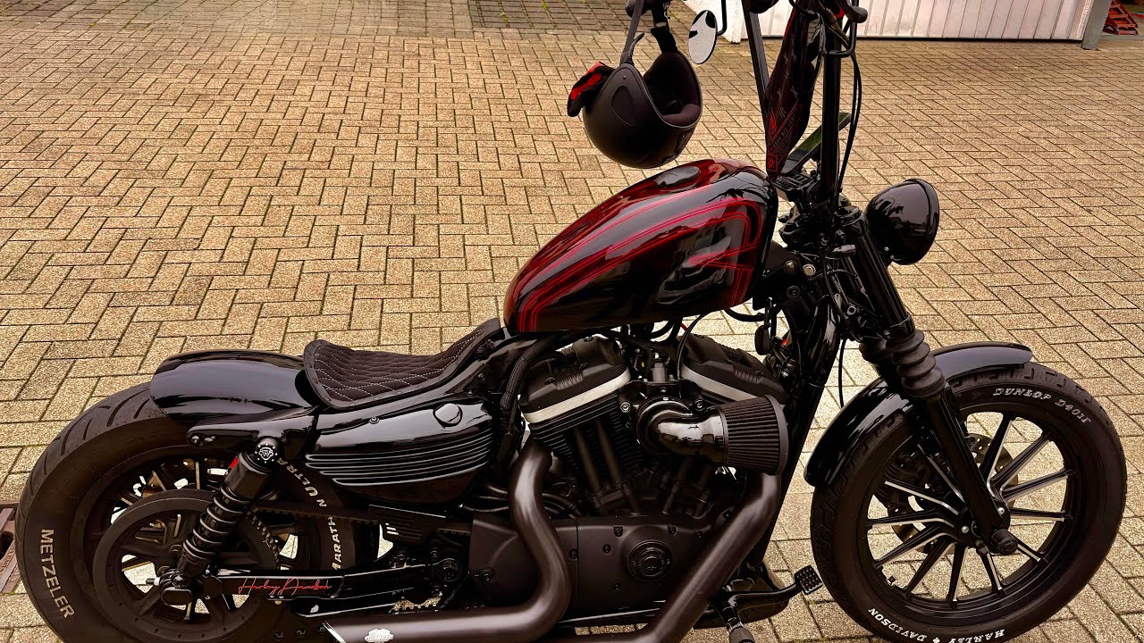 Black Beauty Harley Davidson Sportster Umbau