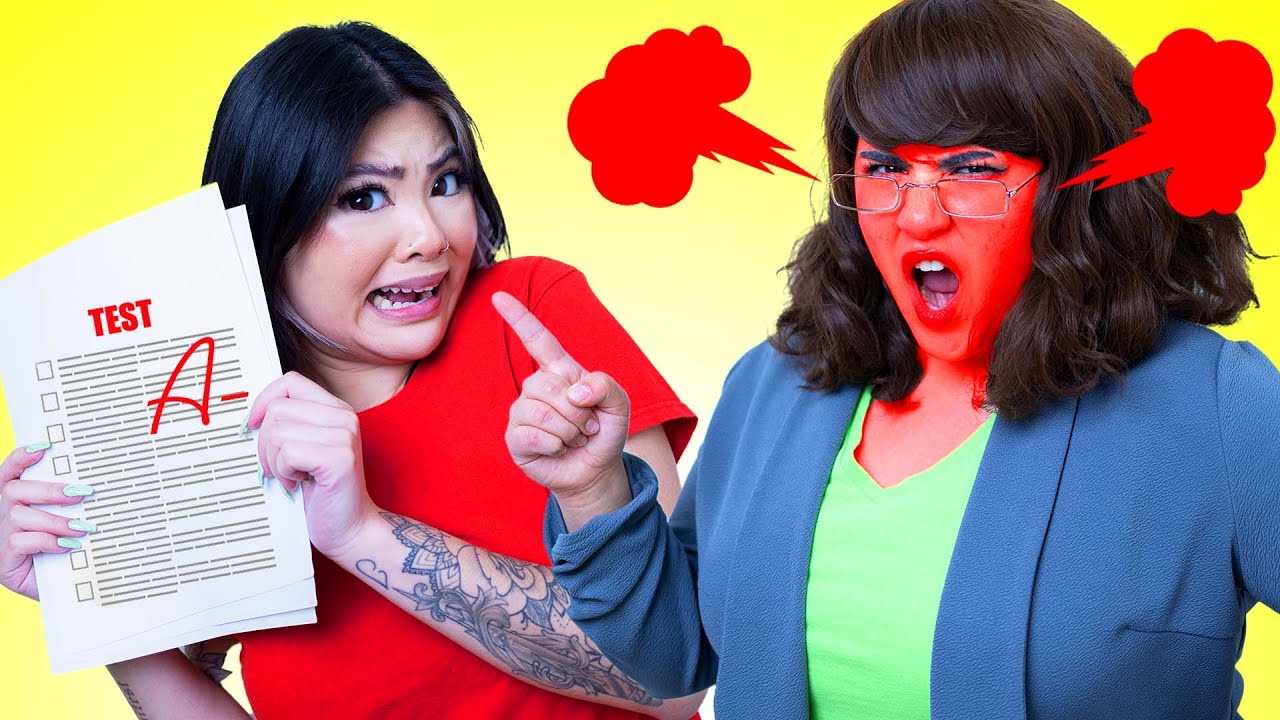 TYPES OF STUDENTS | FUNNY SITUATION & RELATABLE MOMENT AT SCHOOL BY CRAFTY HACKS
