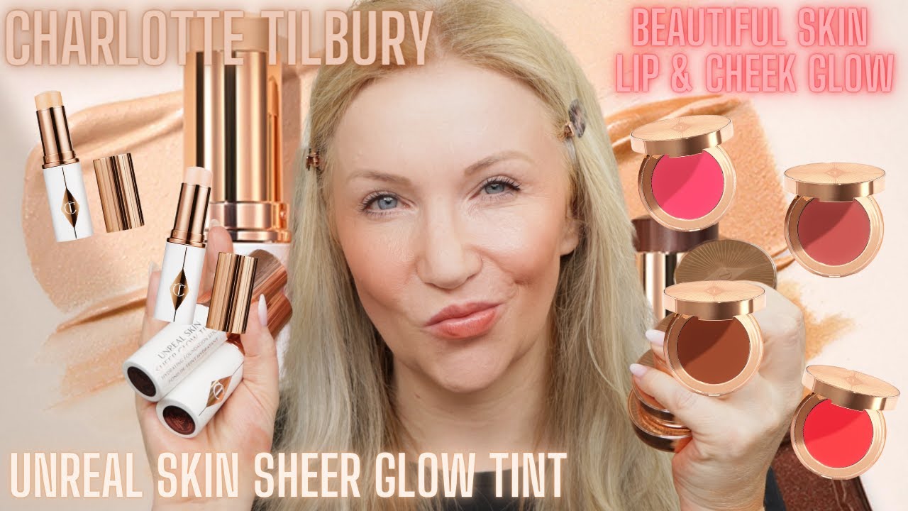 CHARLOTTE TILBURY - UNREAL SKIN SHEER GLOW TINT - BEAUTIFUL SKIN LIP & CHEEK TINT NEUE FARBEN