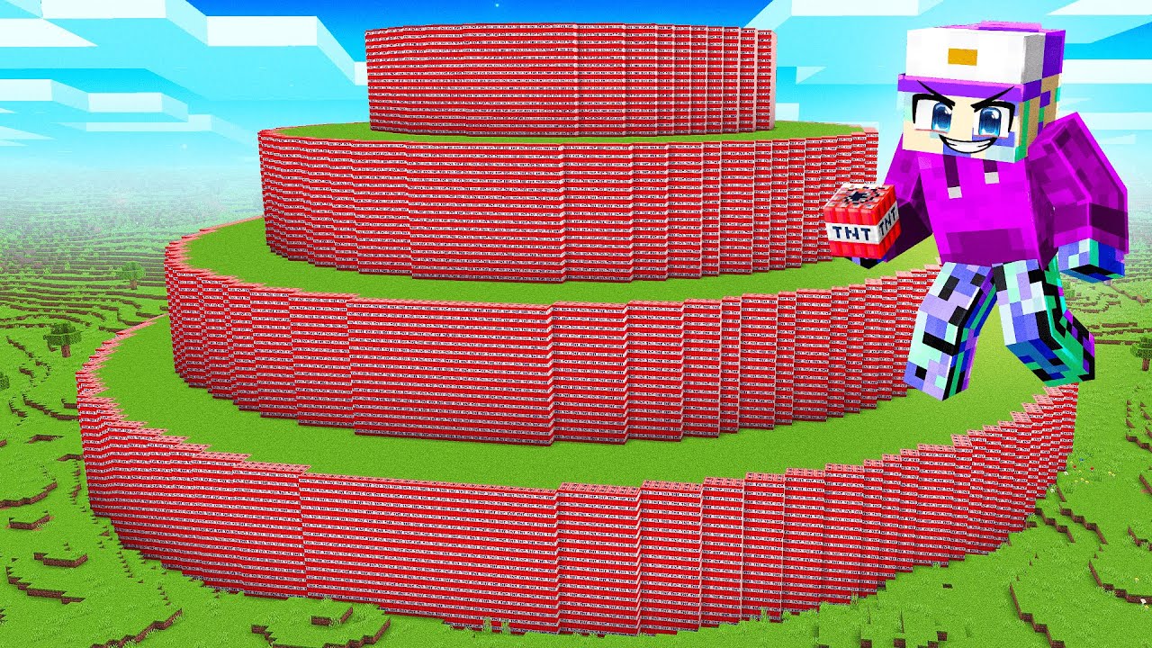 Exploding Every Illegal Minecraft TnT in One Video…