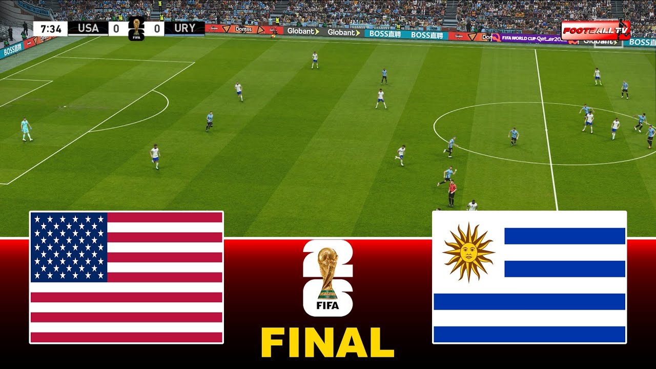 USA vs URUGUAY - FIFA WORLD CUP 2026 FINAL | Full Match All Goals | Pes 21 Gameplay