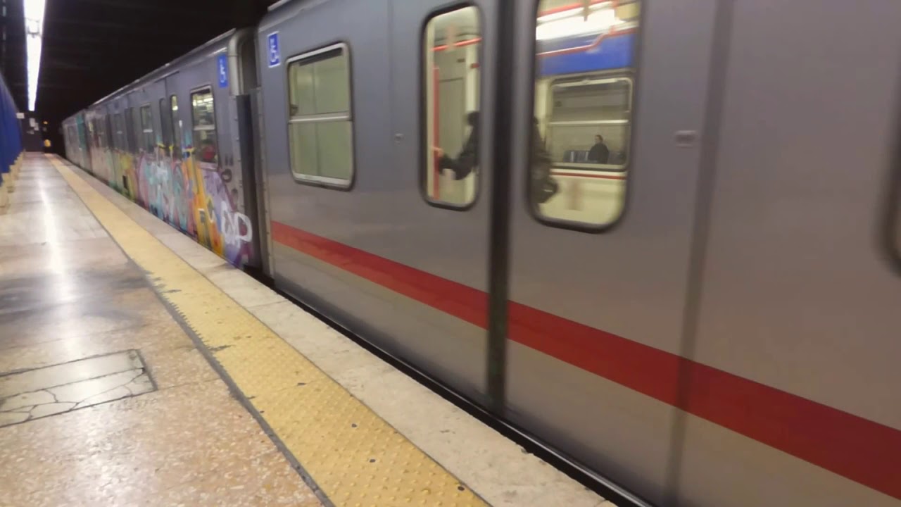 Rome metro line B old train