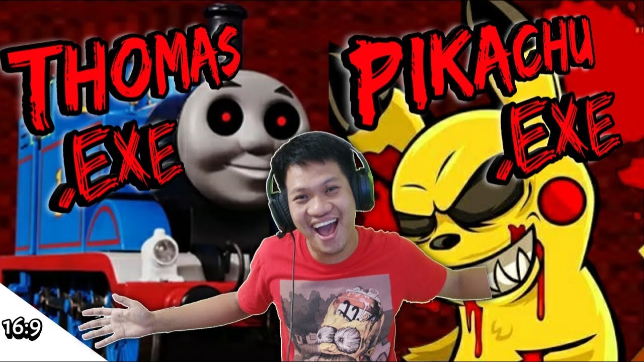 THOMAS, KERETA BAIK YANG TERSAKITI!!!! Thomas & Pikachu EXE [SUB INDO] ~Gak Seram Guys Tenang Aja!!