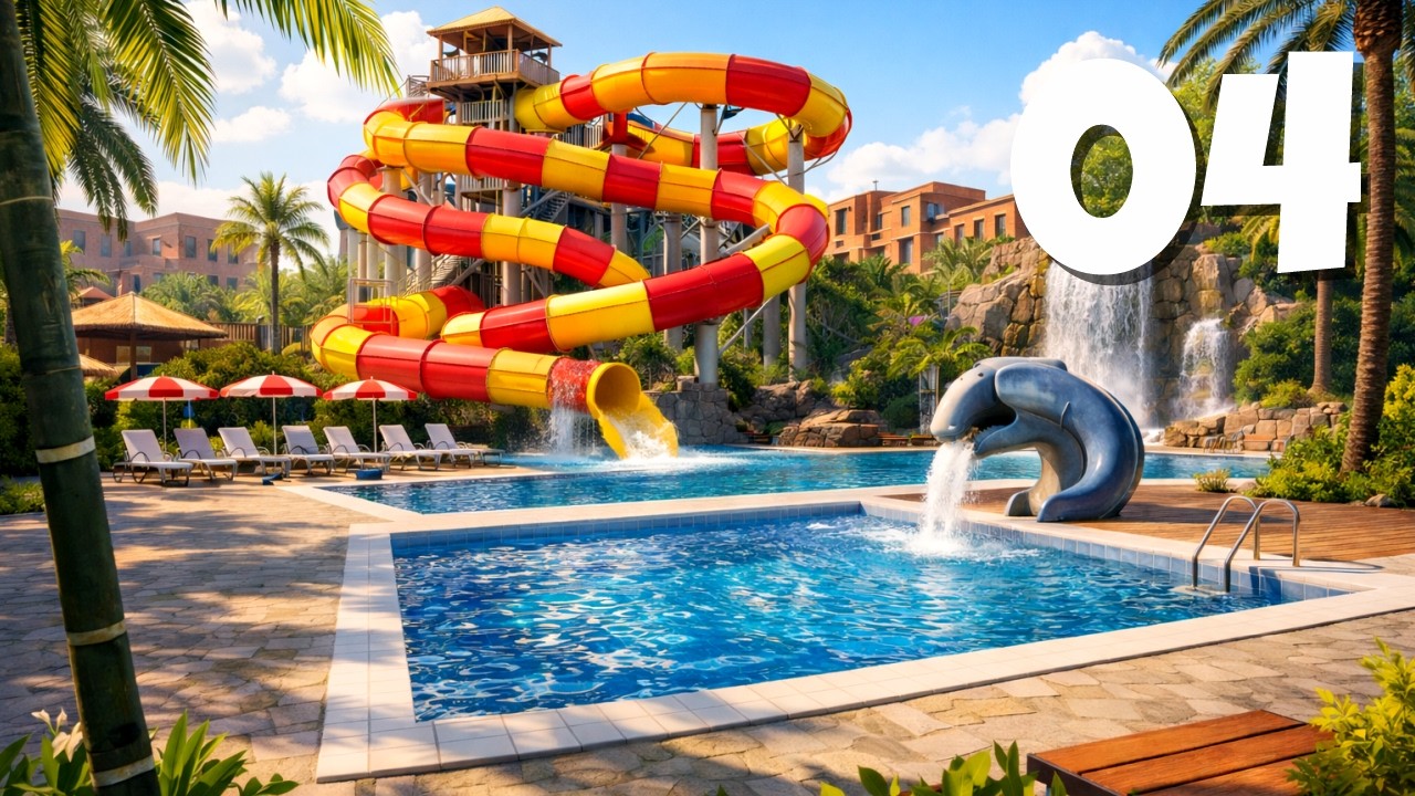 Funcionário NOVO, mais piscinas e atrações - Waterpark Simulator | #4