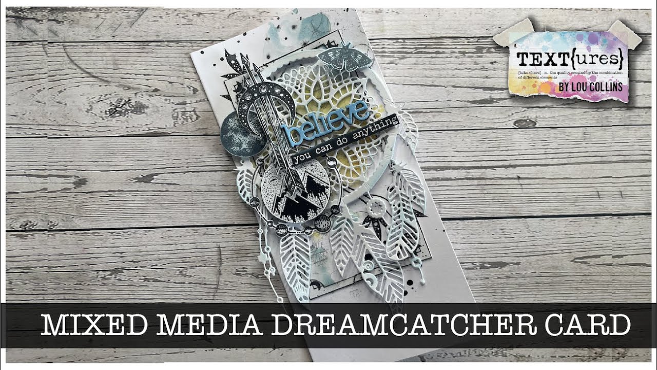 Mixed Media Dreamcatcher Handmade Card