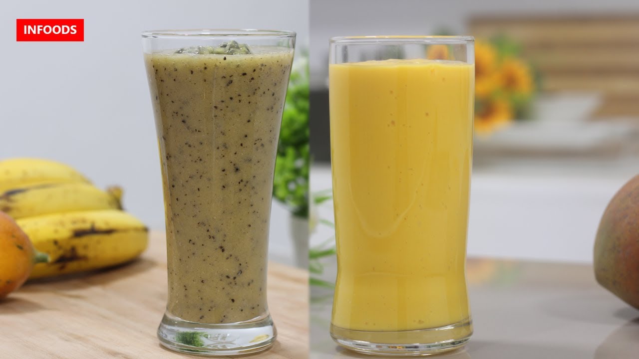 HEALTHY Smoothies [Pineapple,  Passion] and [Pepino Melon, Mango] | Infoods