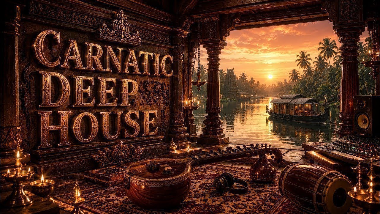 Indian Deep House Radio 🌅 24/7 Carnatic &times; Afterhours House Live &mdash; Sunset, Driving & Focus