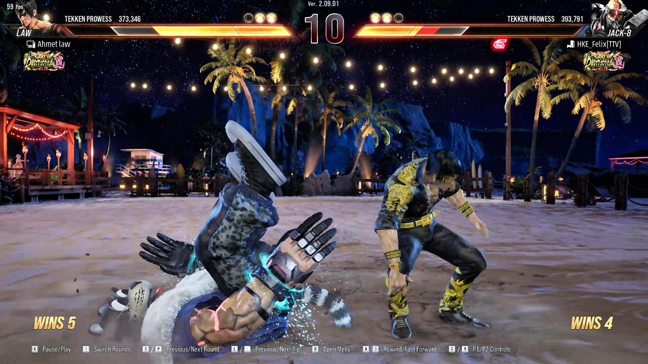 Tekken 8 law online (Ranked) (Ahmet law)vs(HKE_Felix(TTV) Jack-8 player matchs