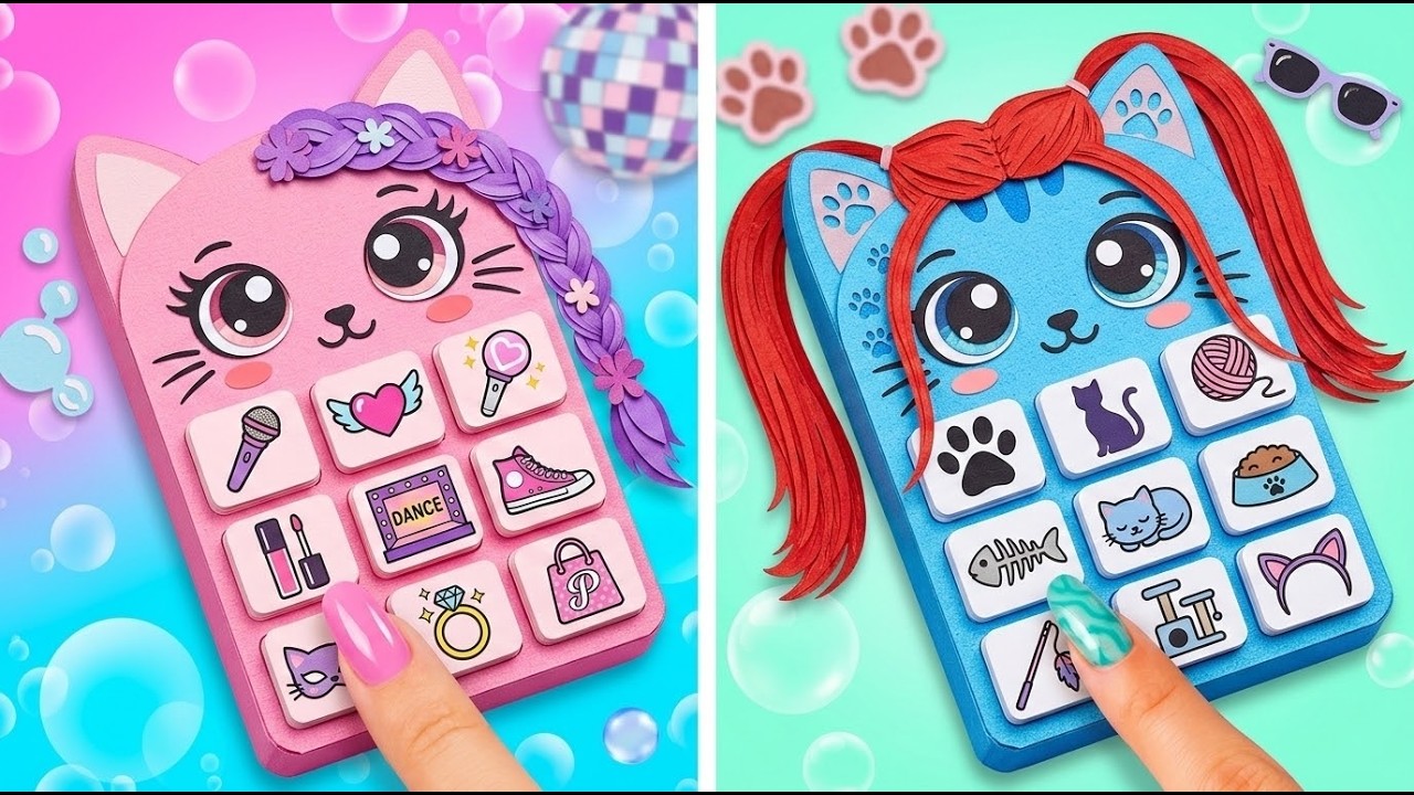 K-Pop Demon Hunters Turned Into Paper Cats?!🐱 Crazy Paper Crafts