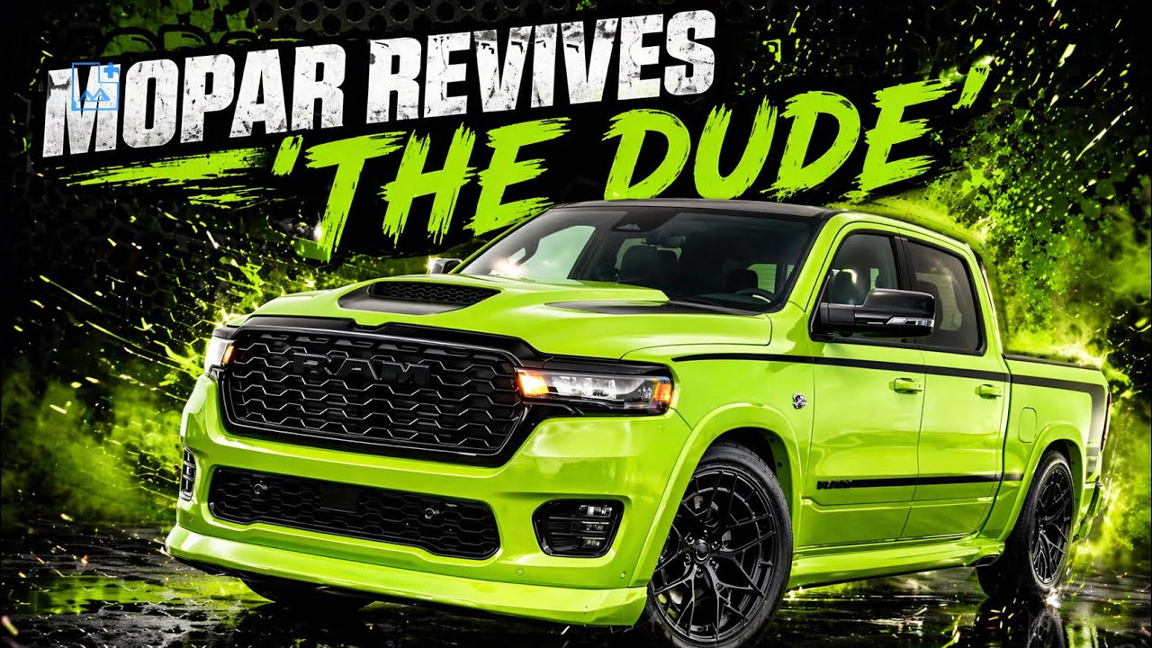 Mopar возрождает «The Dude» с концептом Ram 1500 в ретро-стиле