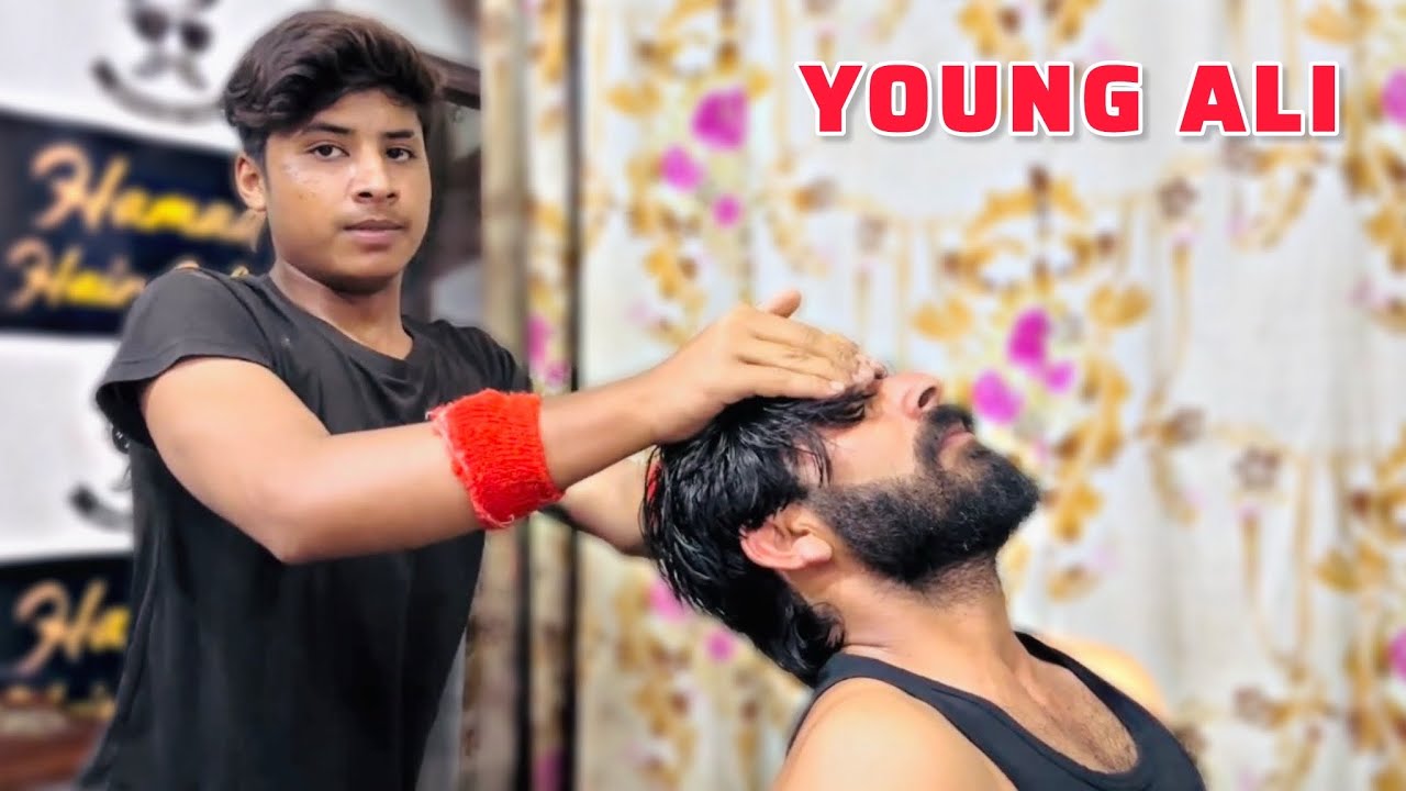 ASMR SUPER RELAXING HEAD, ARM, BACK & EAR CLEANING MASSAGE BY YOUNG ALI : CRACKS 