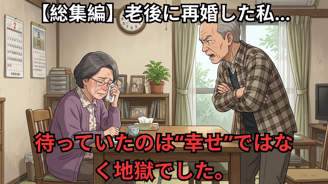 【総集編】老後に再婚した私…待っていたのは“幸せ”ではなく地獄でした。【60代・70代】