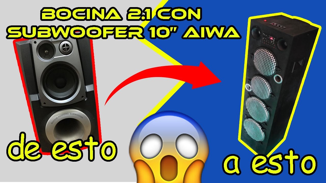 DIY: Cómo Hacer una Bocina Bluetooth Potente con TPA3116 y Doble Subwoofer