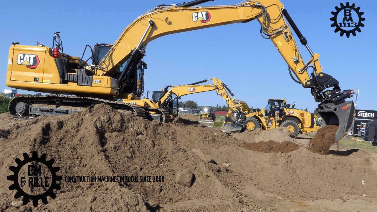 CAT 326 Next gen with Rototilt at Load up North 2022