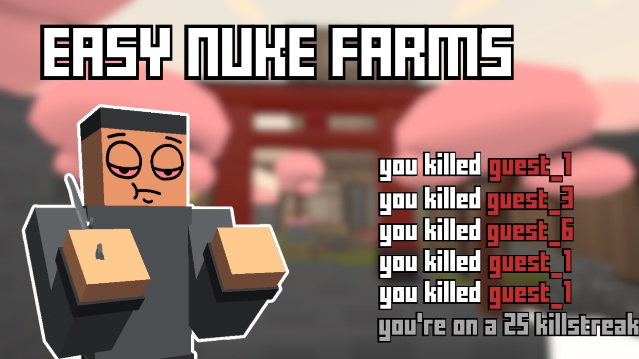 How to farm nukes in krunker