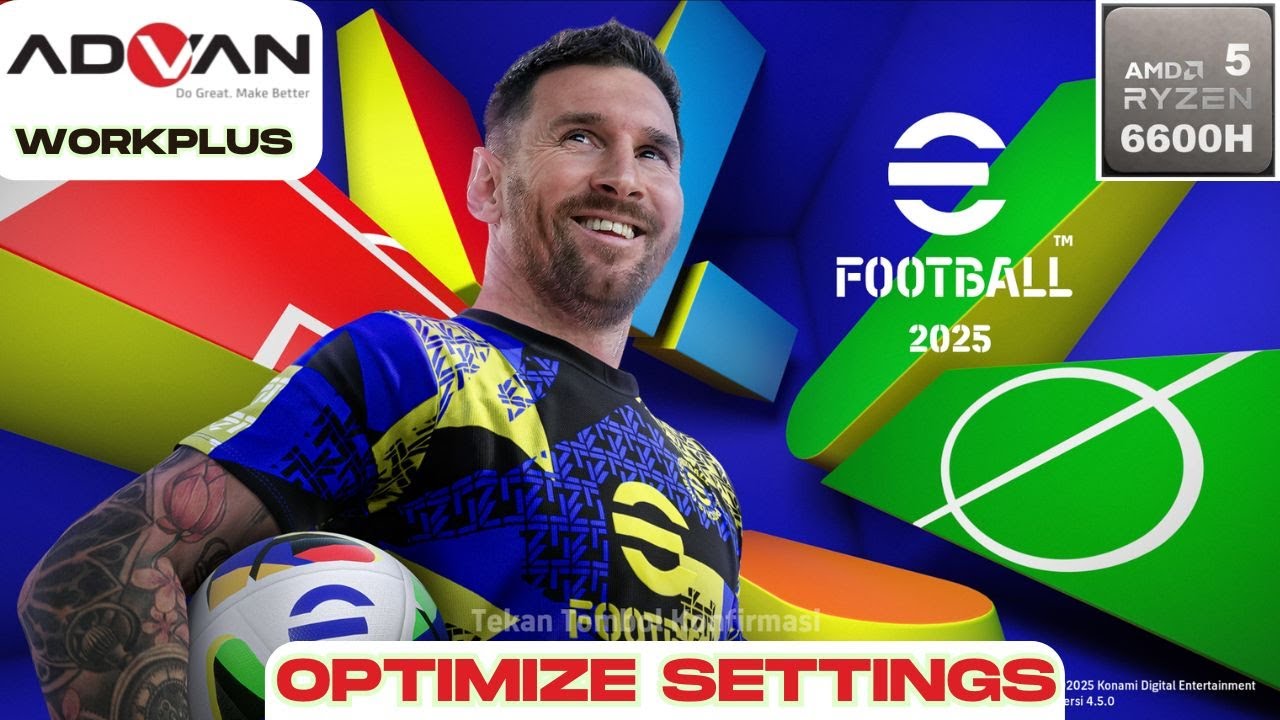 Efootball 2025 -- Advan Workplus Ryzen 5 6600H Radeon 660m