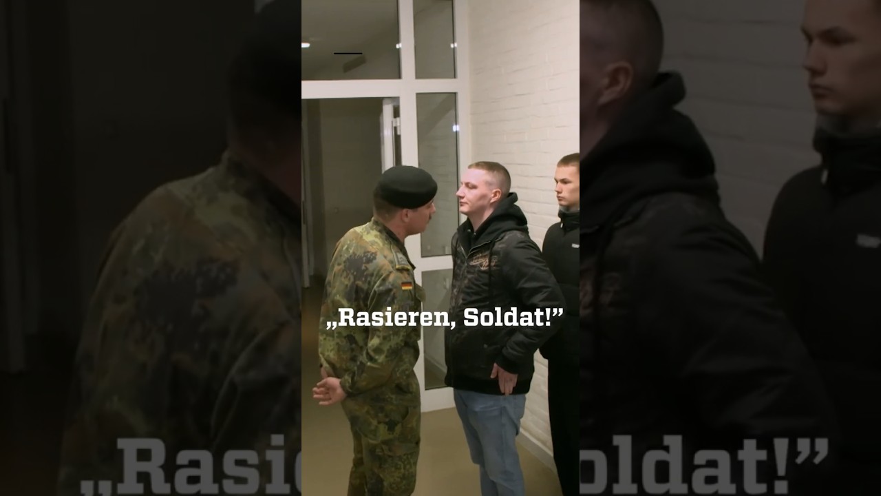 Rasurkontrolle bei der Bundeswehr  #ZDFinfo #Bundeswehr #Milit&auml;r