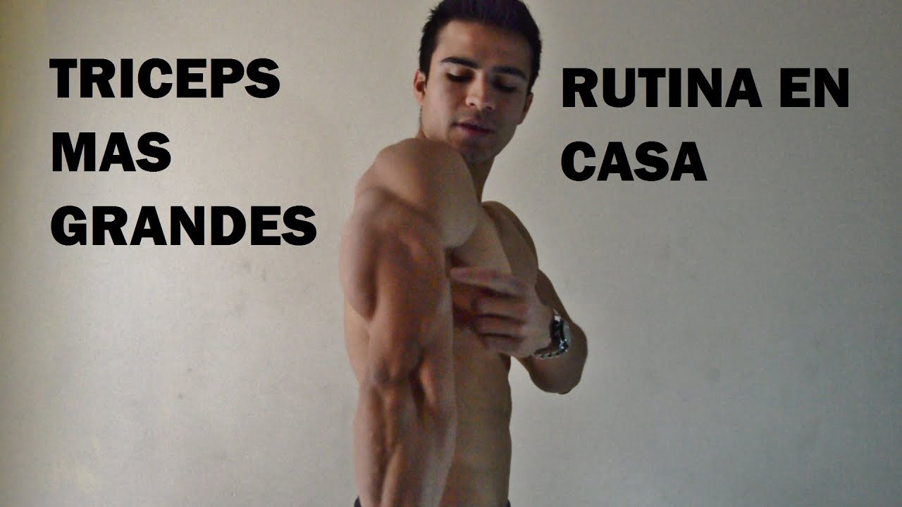 RUTINA PARA MARCAR TRICEPS FACIL EN CASA - ISMAEL MARTINEZ