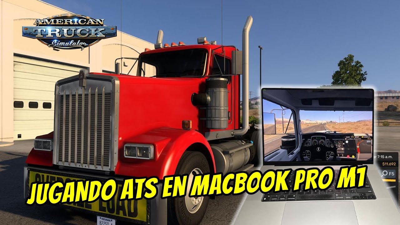 HACIENDO DIRECTO DESDE MACBOOK PRO M1 EN MAPA BASE ATS 1.57 #modsats #ats