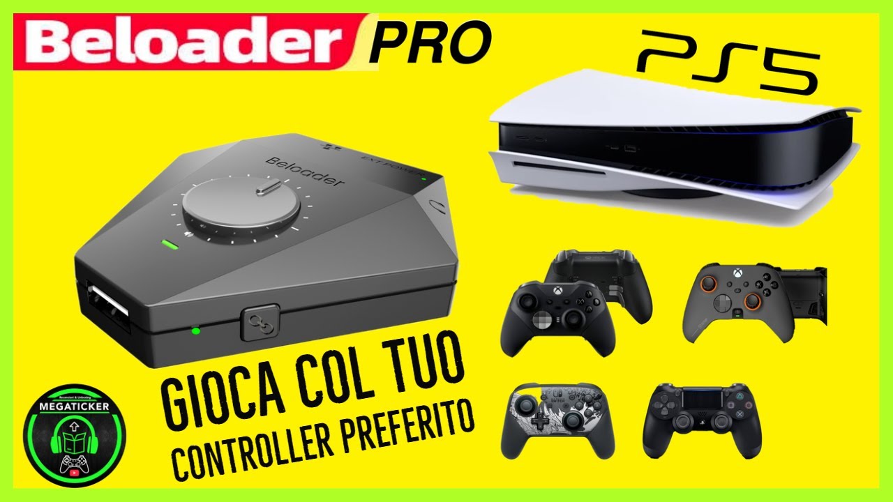 BELOADER PRO Scegli il controller su PS5 : Istruzioni Programmazione Chiavetta e Test Controller