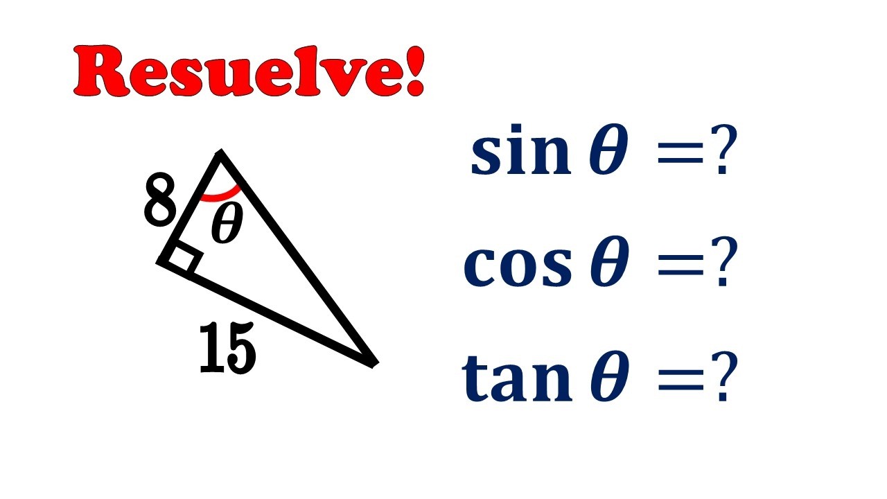 📐 Razones Trigonométricas en un Triángulo Rectángulo | EXPLICADO FÁCIL