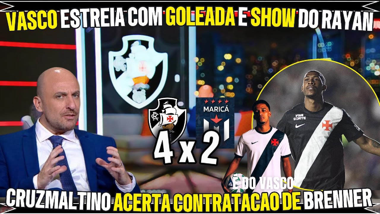 VASCO GOLEIA MOSTRA FORÇA E RAYAN COMEÇA O ANO VOANDO