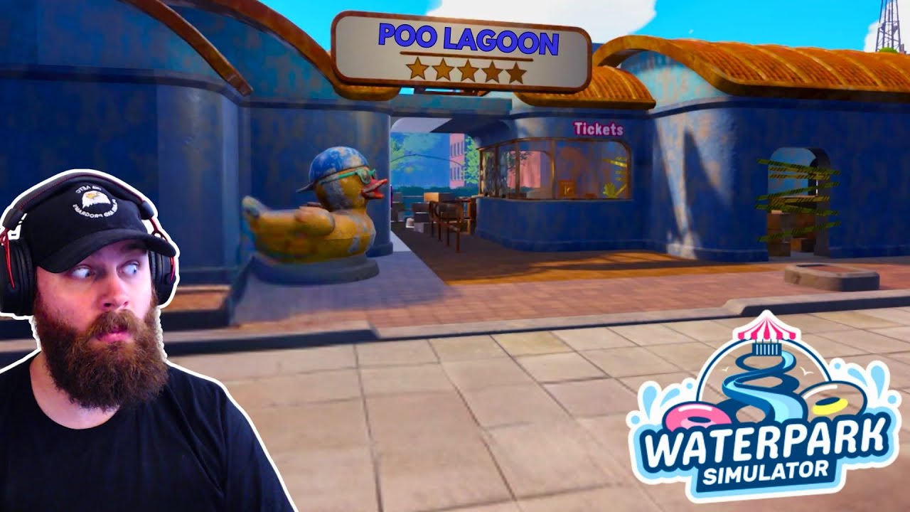 I OPENED My Own WATERPARK! | Waterpark Sim Day 1