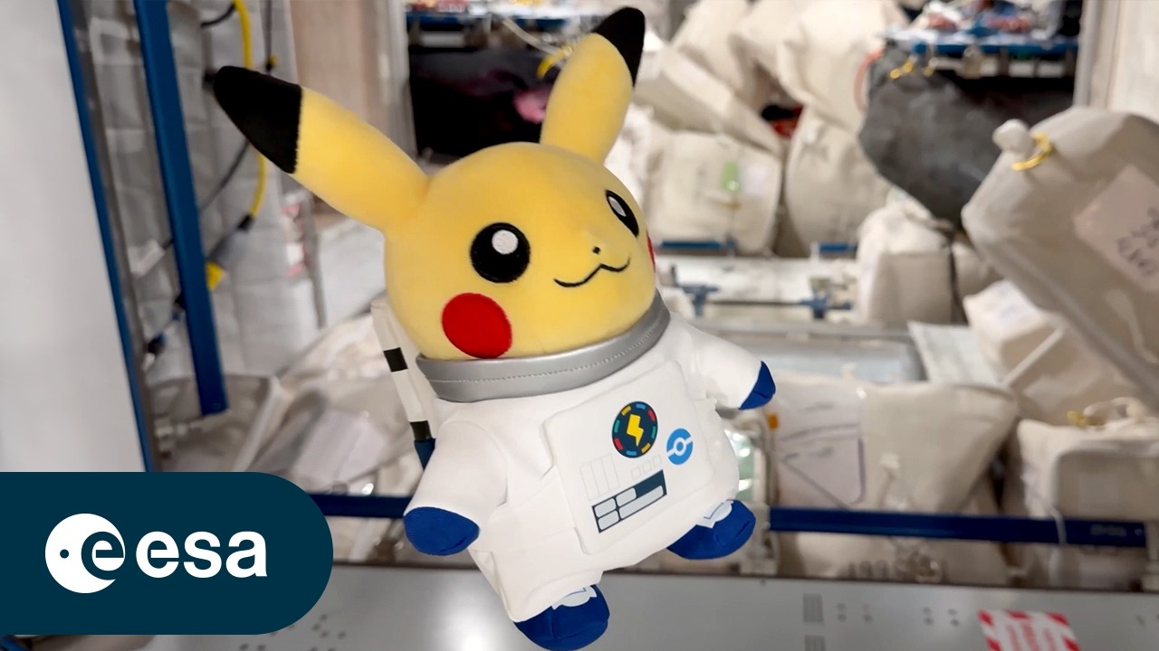 Astronaut Pikachu na prywatnym zwiedzaniu ISS